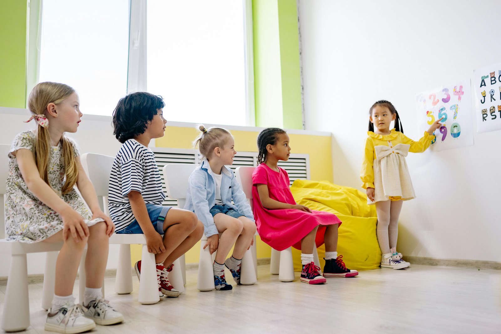 Children in classroom